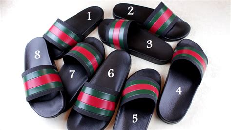 bootleg gucci sandals kids|how to identify gucci slides.